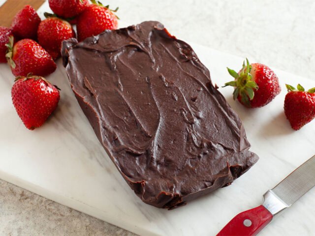 ChocoFudge with strawberries