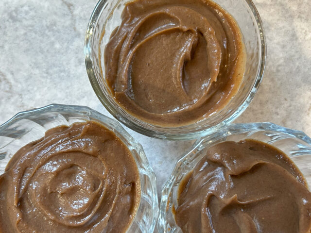 pudding in 3 cups