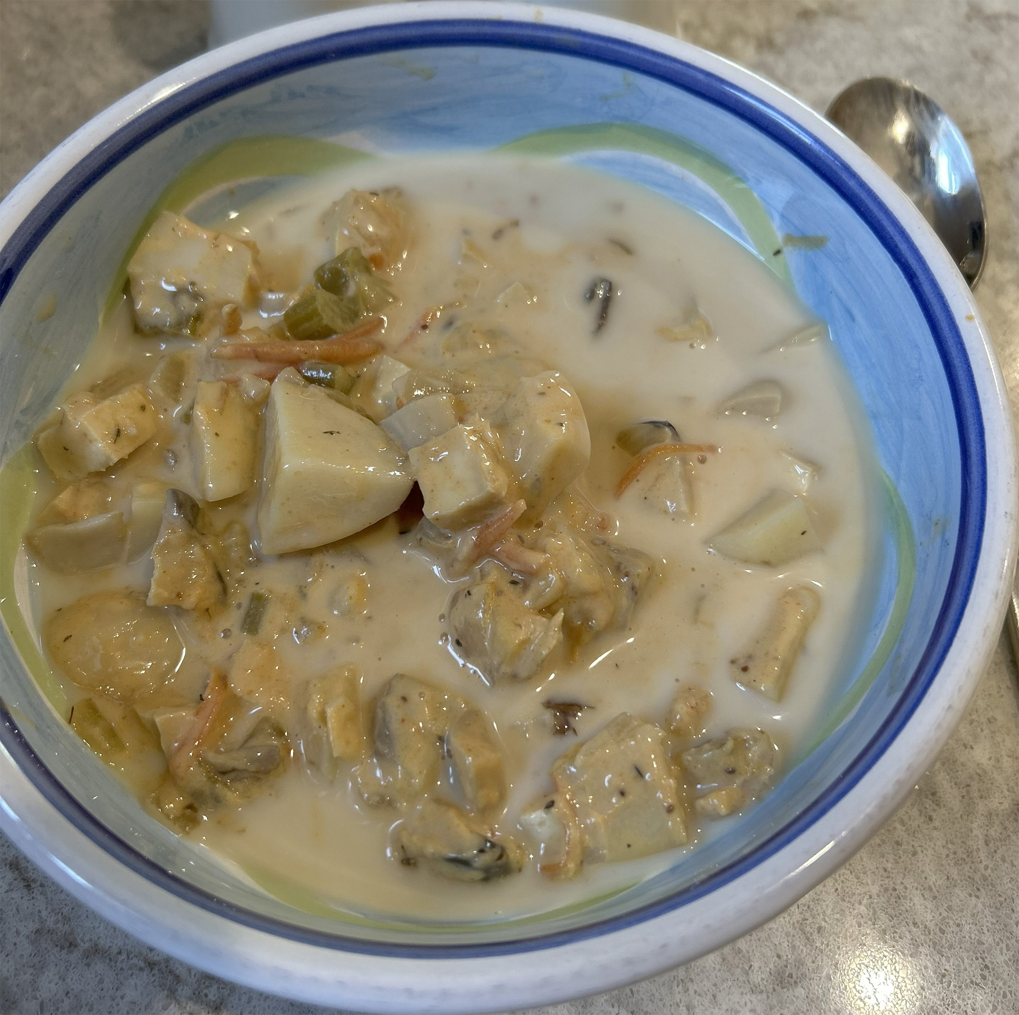soup in a bowl