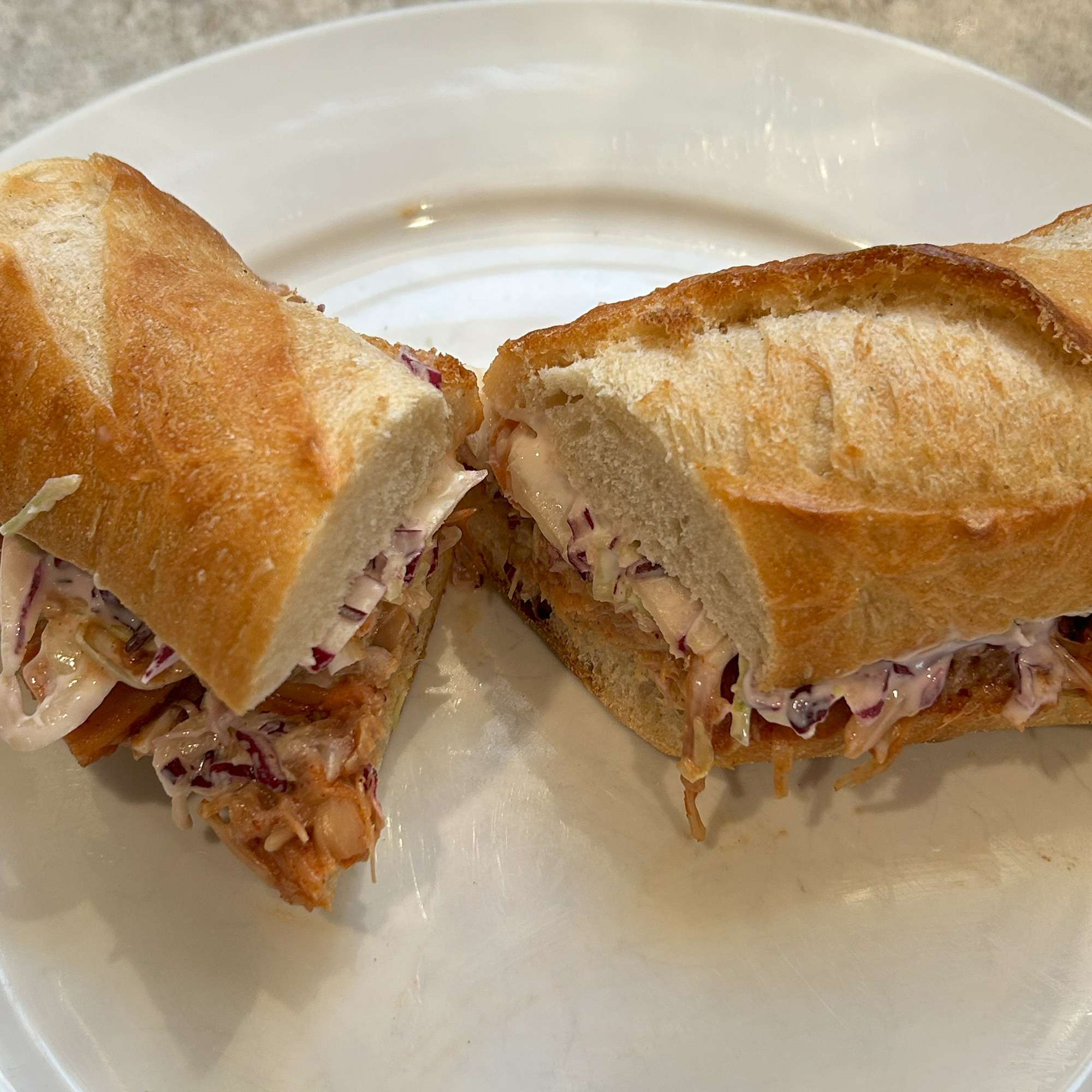 sliced bread on a plate
