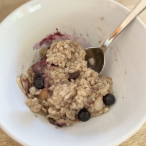 oatmeal in a cup