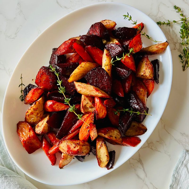 colorful plant based dish